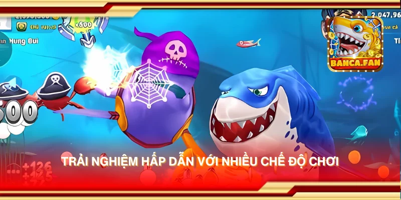 Trải nghiệm hấp dẫn với nhiều chế độ chơi